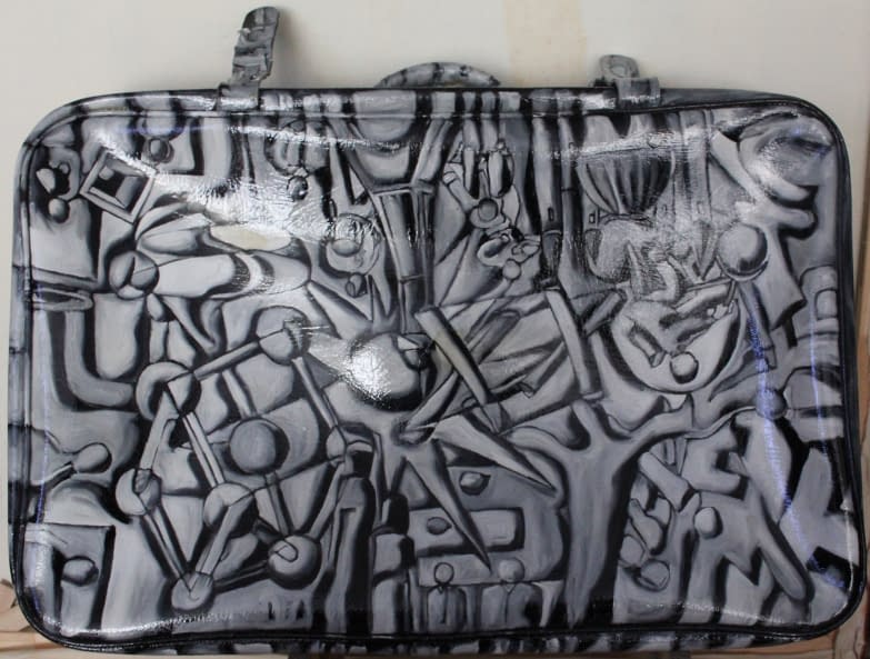 Photo 1 de l'œuvre "Koffer, voll mit Hoffnung" par Zoran Marcius sur art24