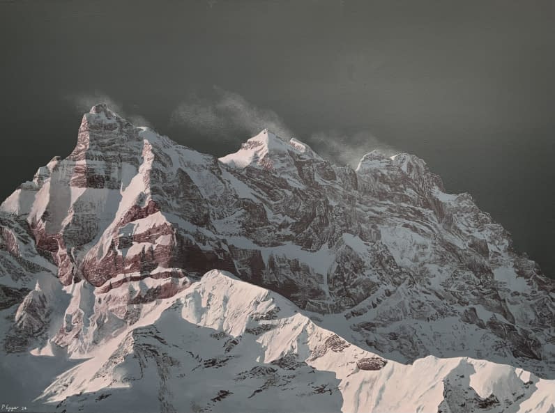 Photo 1 de l'œuvre "Aurore sur les Dents du Midi" par Patrick Egger sur art24