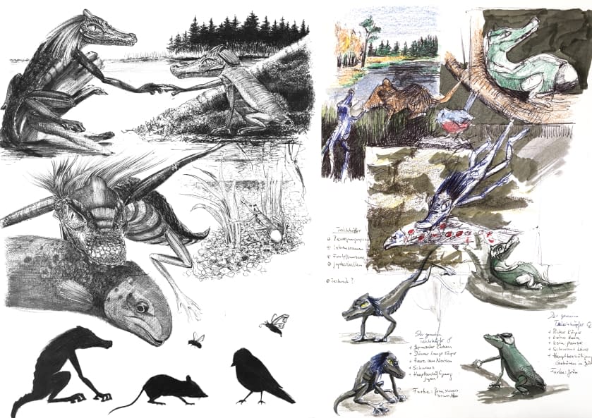 Image 1 of the artwork "Tierisches" by Thomas van der Heide on art24