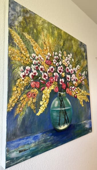 Foto 1 des Kunstwerks "Winterblumen" von DIVINA FONSECA auf art24