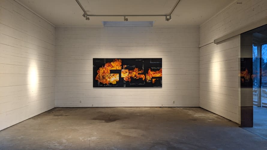 Photo 1 de l'œuvre "Work  “An imprint on the retina”, project "By inertia"" par Oleksandra Voronina sur art24