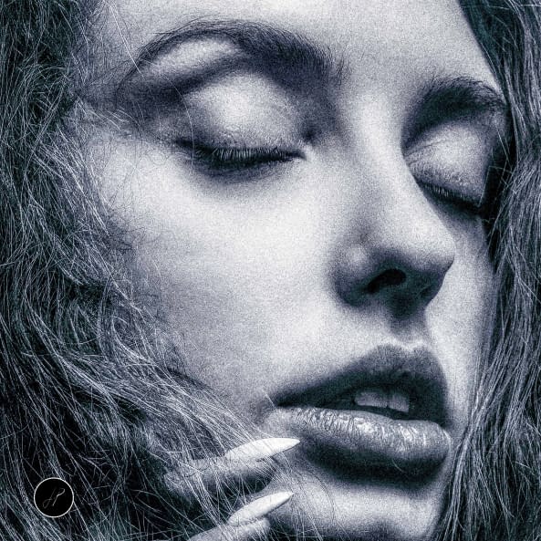 Image 1 of the artwork "Closed eyes woman" by JP on art24