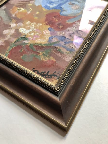 Image 1 of the artwork "Pár virággal/Ein Paar mit Blumen" by Katalin Szabadi on art24