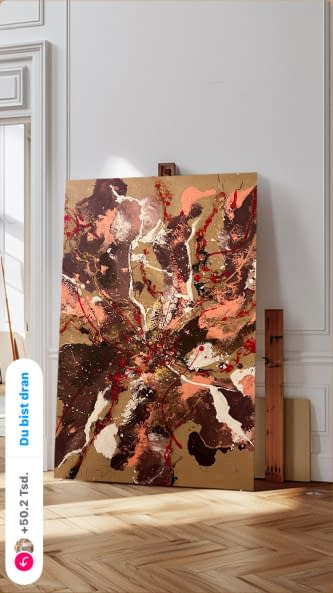 Photo 1 de l'œuvre "Wage das Schwere" par Ursula Mettler sur art24