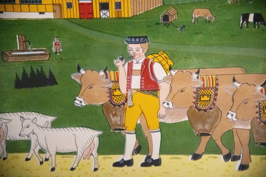 Photo 1 de l'œuvre "Alpaufzug im Appenzellerland" par Erich Staub sur art24