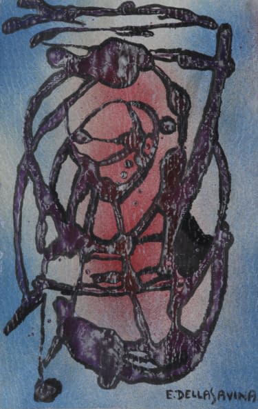 Image 1 of the artwork "Komposition auf Tapete" by Ettore Della Savina on art24