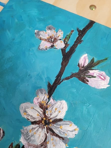 Foto 1 des Kunstwerks "Japanische Kirschblüte" von Julia Mesmer auf art24