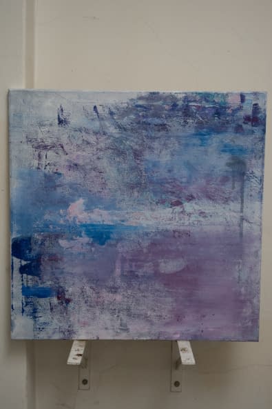 Image 1 of the artwork "Abstrakte Malerei Rain 50x50" by EliaOmen on art24
