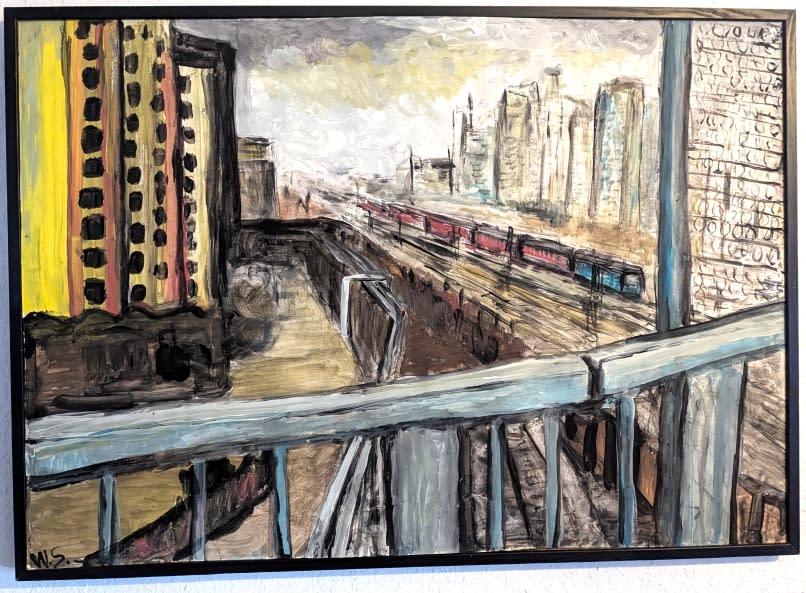 Photo 1 de l'œuvre "Eisenbahnbrücke Tzinan" par Wolfgang Söring sur art24