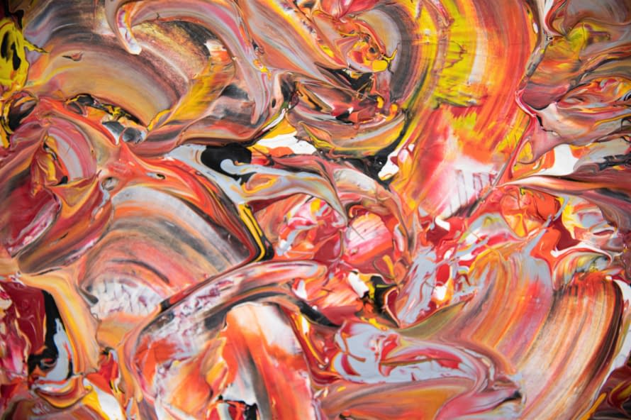 Image 1 of the artwork "Red-Metal (Alu)" by Roli on art24