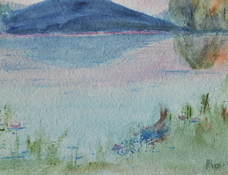 Foto 1 des Kunstwerks "Inseli in Sursee" von Angela Roos-Maguire auf art24