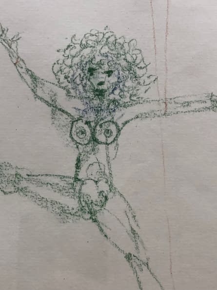 Image 1 of the artwork "Bábos/Puppenspieler" by Ruttkay Sándor on art24
