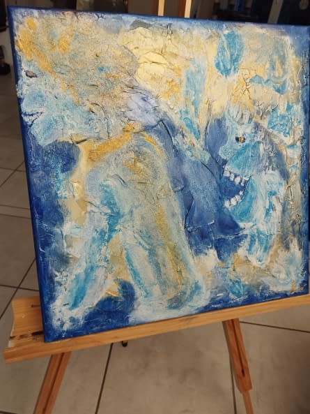 Photo 1 de l'œuvre "African joy" par Manal Mohammed El-Sawi Arts4mindsandhearts sur art24