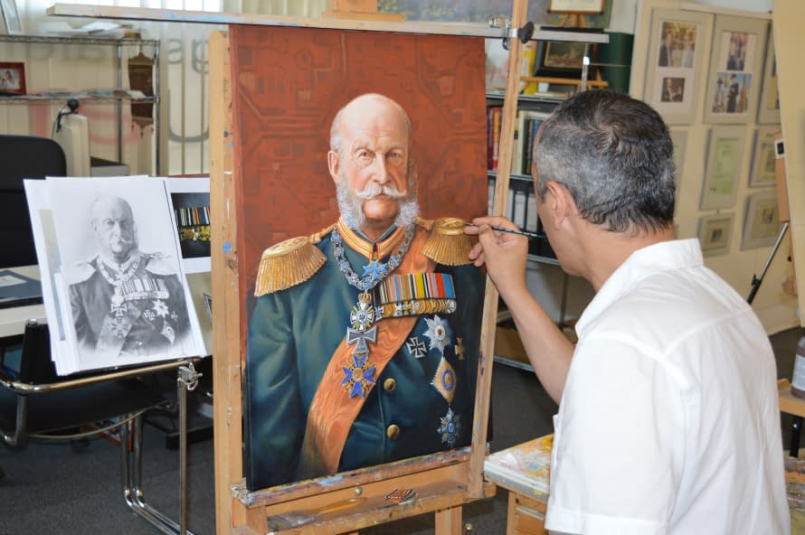 Photo 1 de l'œuvre "Porträt" par Eduard Panosian Elia sur art24