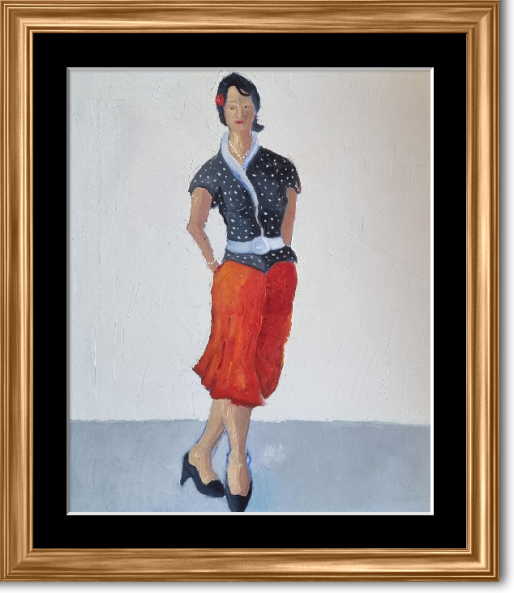 Foto 1 des Kunstwerks "Femme  posant dans la rue" von Gianfranco auf art24