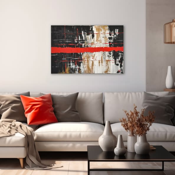 Image 1 of the artwork "Red Line" by Slavko Krapka on art24