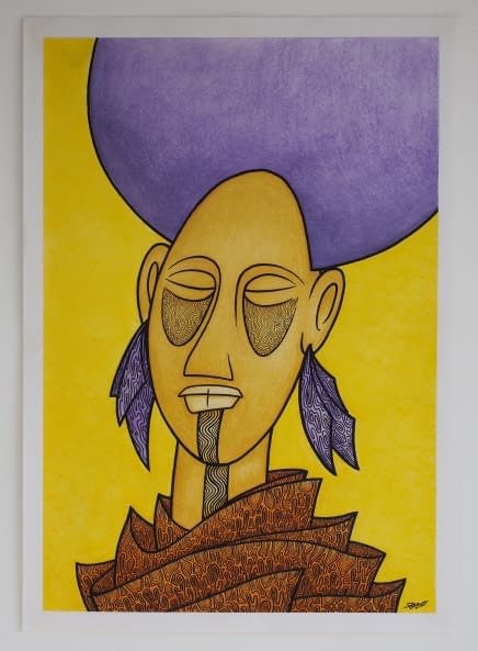 Image 1 of the artwork "Gesicht 1" by Paul Pablo Göttert on art24