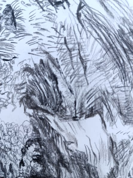 Image 1 of the artwork "La cascade dans les Alpes" by Emmanuelle Tenailleau on art24