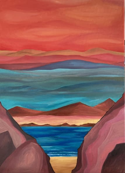 Image 1 of the artwork "Landschaft in Landschaft 2" by Regula Nef on art24