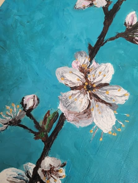 Foto 1 des Kunstwerks "Japanische Kirschblüte" von Julia Mesmer auf art24