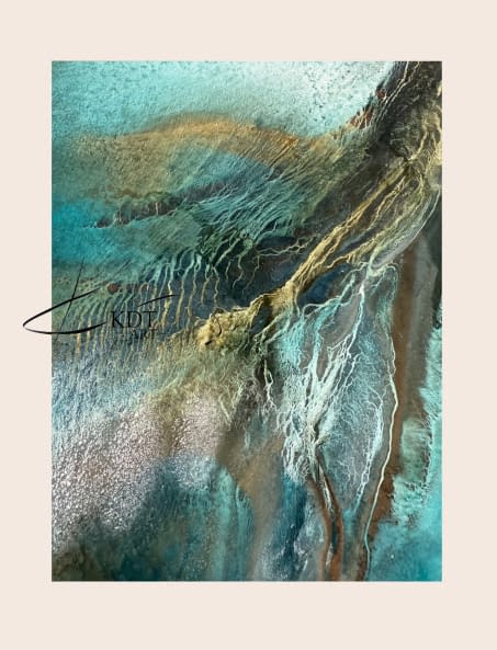 Foto 1 des Kunstwerks "Awakening" von KDT art Beyond canvas - art that speaks to you auf art24