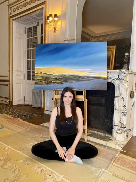 Image 1 of the artwork "Vierwaldstätter See in Goldenen Zeiten" by Viktoria Koestler on art24