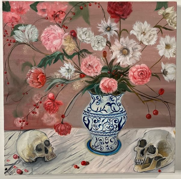 Photo 1 de l'œuvre "Florale Vanitas" par Kristina Spakowskaja sur art24