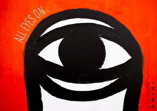 Foto 1 des Kunstwerks "ALL EYES ON" von Ellinor Amini auf art24