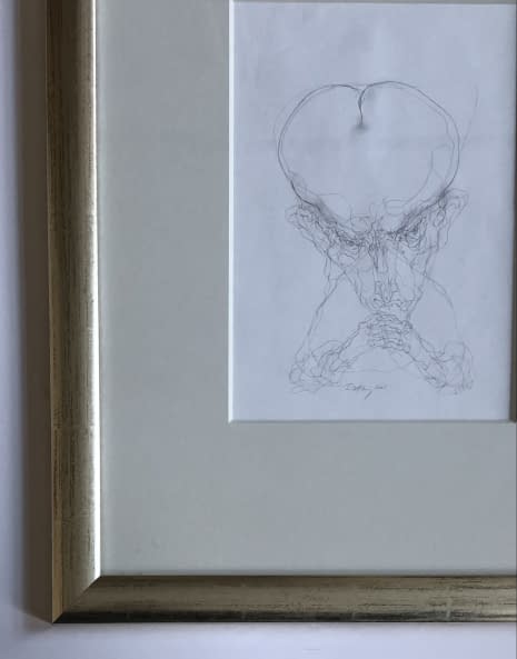 Image 1 of the artwork "Akt rajz XII./ Akt Zeichnung XII." by Ruttkay Sándor on art24