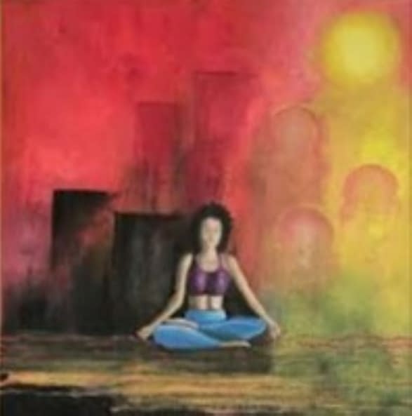 Photo 1 de l'œuvre "Méditation et Transcendance Entre Deux Mondes" par Labyad sur art24