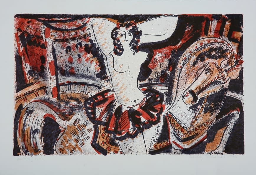 Image 1 of the artwork "Pferdedompteurin" by Dalibor Říhánek on art24