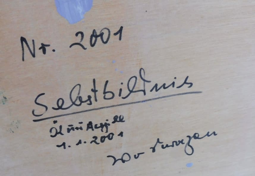 Photo 1 de l'œuvre "Selbstbildnis" par Wo Sarazen sur art24