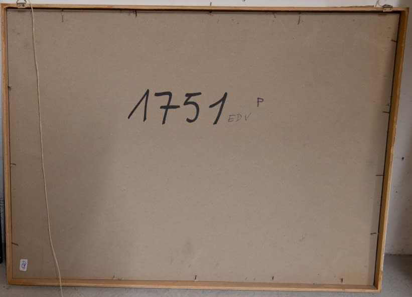 Foto 1 des Kunstwerks "Komposition auf Tapete" von Ettore Della Savina auf art24
