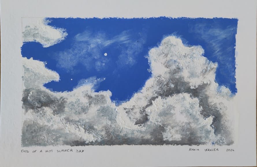 Photo 1 de l'œuvre "End of a hot summer day" par Alexia Vernier sur art24
