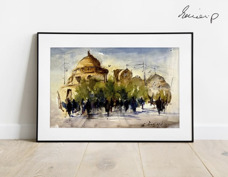 Foto 1 des Kunstwerks "Eastern cityscape" von samirartist auf art24
