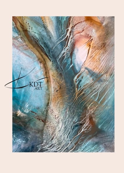 Foto 1 des Kunstwerks "Awakening" von KDT art Beyond canvas - art that speaks to you auf art24
