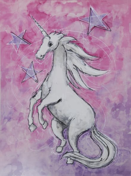 Foto 1 des Kunstwerks "Einhorn" von Maximilian Hilpert auf art24