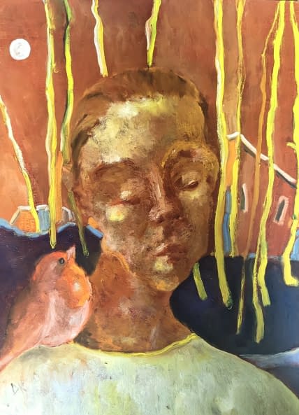 Foto 1 des Kunstwerks "Der Vollmond Flüsterer" von DK auf art24
