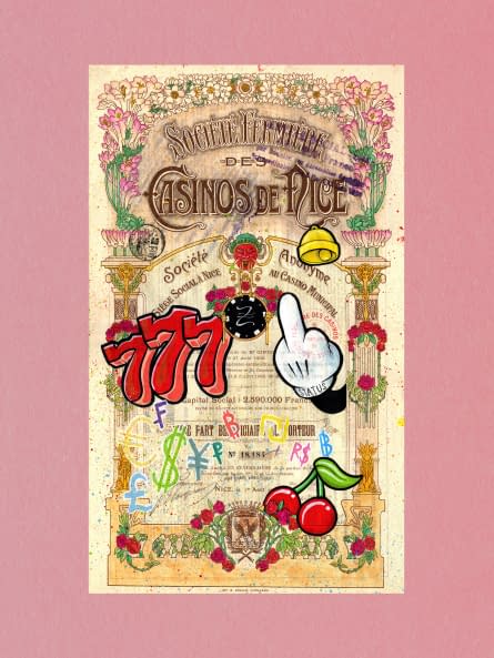 Foto 1 des Kunstwerks "Casinos de Nice" von ZE1 auf art24
