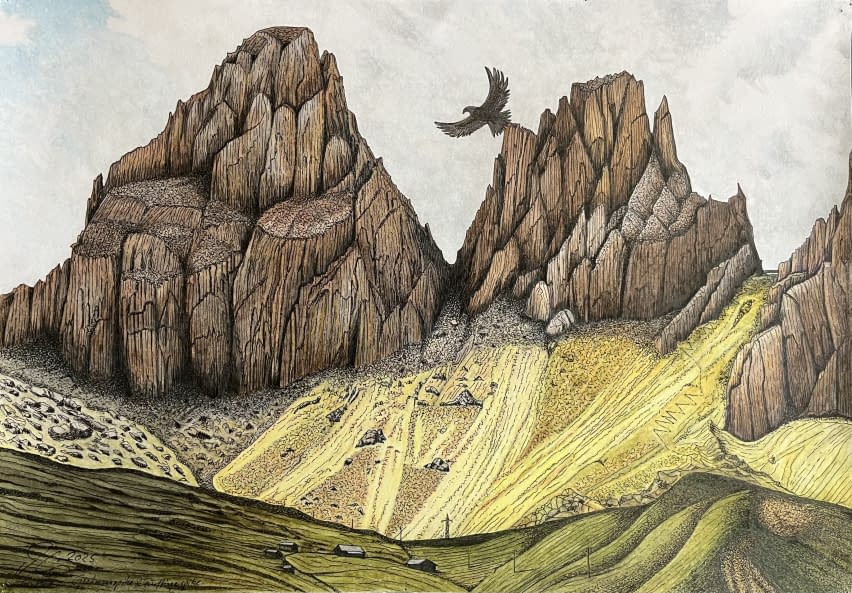Foto 1 des Kunstwerks "Trentino I: Grohmansspitze & Fünffingerspitze" von Philipp H. Schmid auf art24