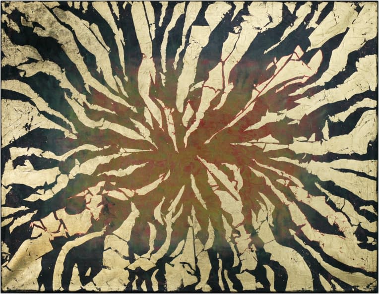 Image 1 of the artwork "Aus der Serie "Golden art for golden times"" by Thomas Sarbach on art24