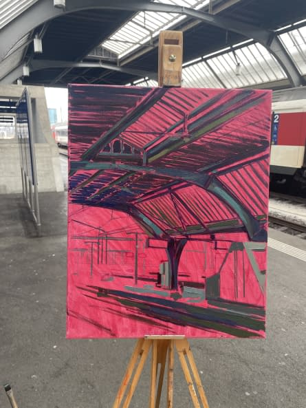 Foto 1 des Kunstwerks "Gleis 7" von Tobias Leuenberger auf art24