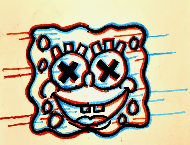 Image 1 of the artwork "SPONGE BOB BY ME" by Mowglie.Rs8 on art24