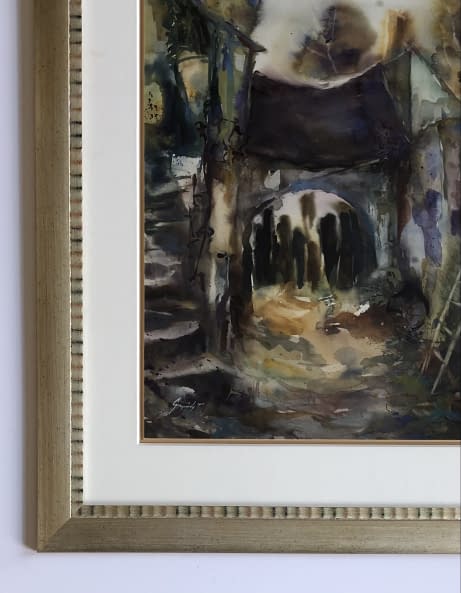 Image 1 of the artwork "Belső udvar /  Innenhof" by Tibor Gáspárdy on art24