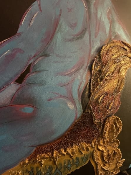 Foto 1 des Kunstwerks "Der Mann im goldenen Stuhl" von Seelid auf art24