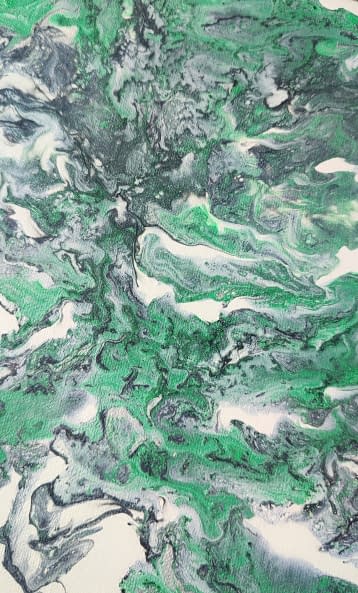 Foto 1 des Kunstwerks "Green Storm" von Elisabeth Weber auf art24