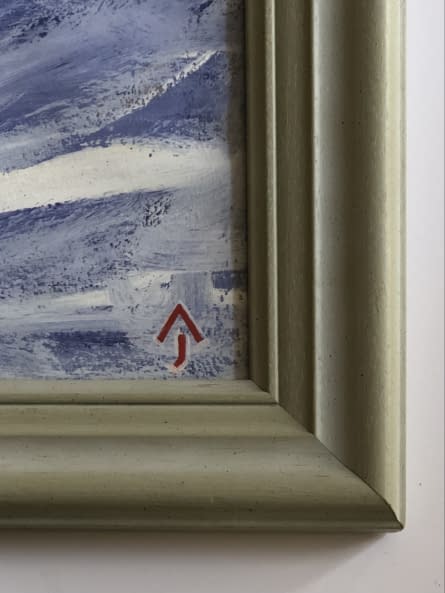 Image 1 of the artwork "Víz felett utazó/Die Reise über Wasser" by János Aknay on art24