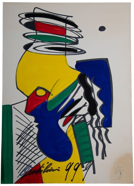 Photo 1 de l'œuvre "abstr. Komposition" par Aldo Gentilini sur art24