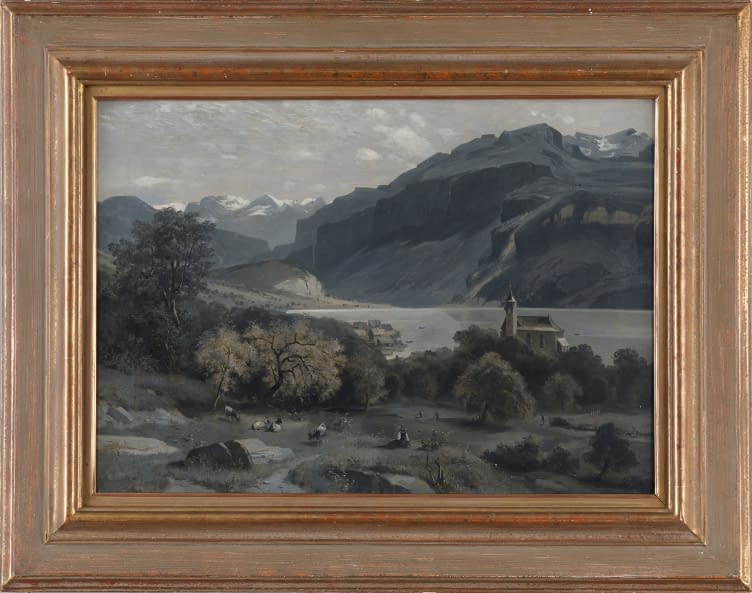 Photo 1 de l'œuvre "Panorama Brienz" par Otto (Viktor) Frölicher sur art24