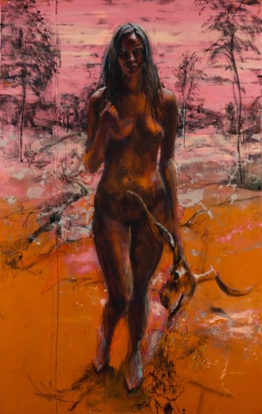 Foto 1 des Kunstwerks "Woman in landscape" von Sam Drukker auf art24